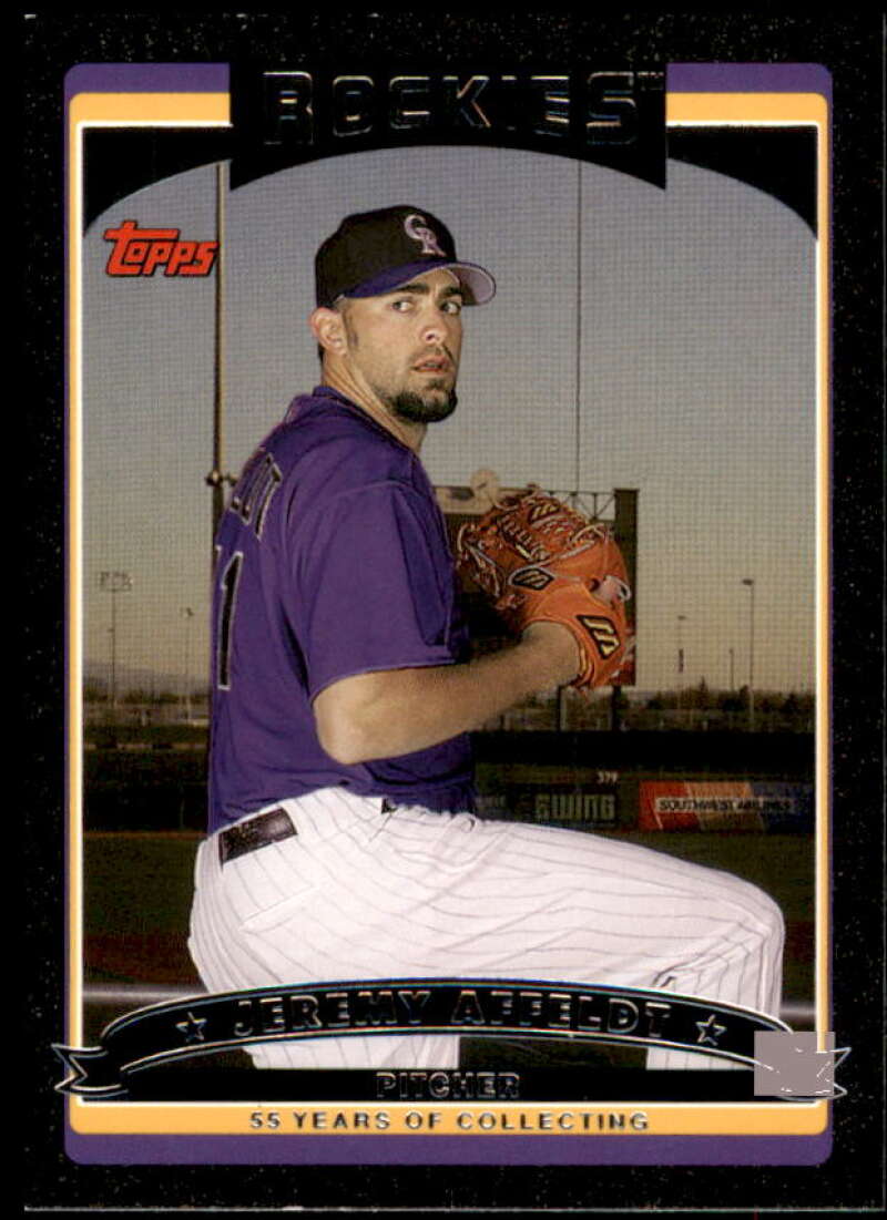 Jeremy Affeldt Card 2006 Topps Update Black #UH81 Image 1