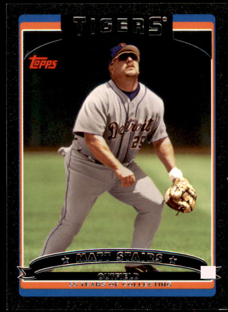 Matt Stairs Card 2006 Topps Update Black #UH82 Image 1