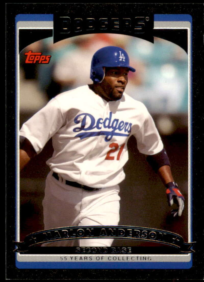 Marlon Anderson Card 2006 Topps Update Black #UH96 Image 1