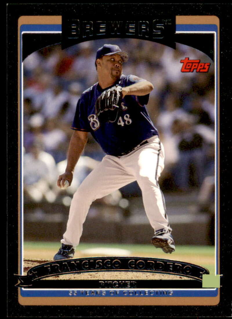 Francisco Cordero Card 2006 Topps Update Black #UH99 Image 1