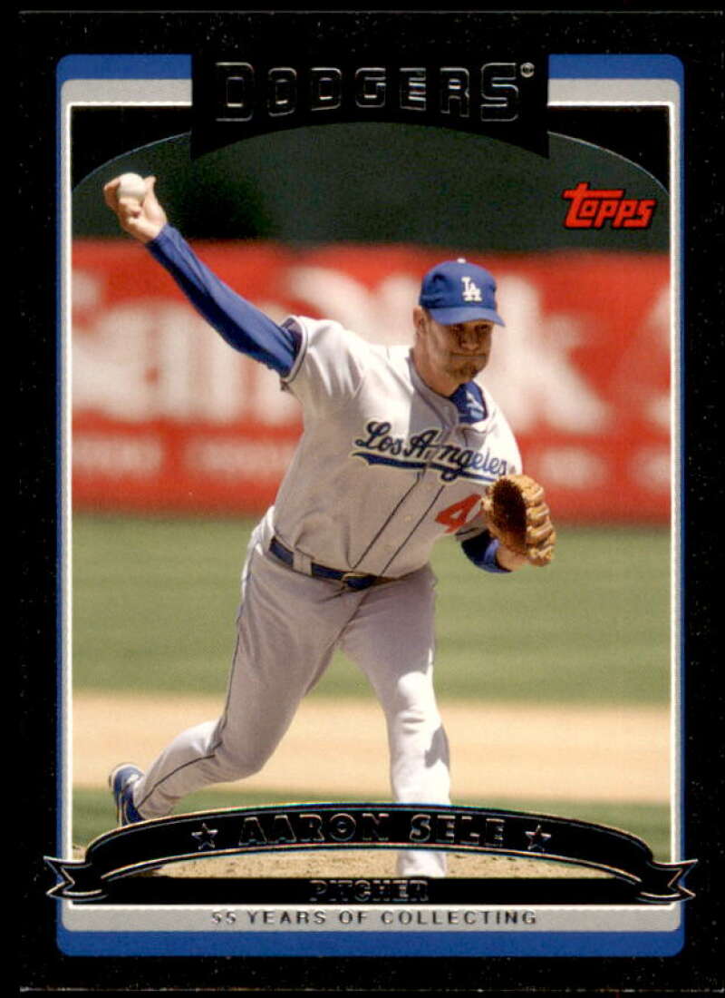 Aaron Sele Card 2006 Topps Update Black #UH103 Image 1