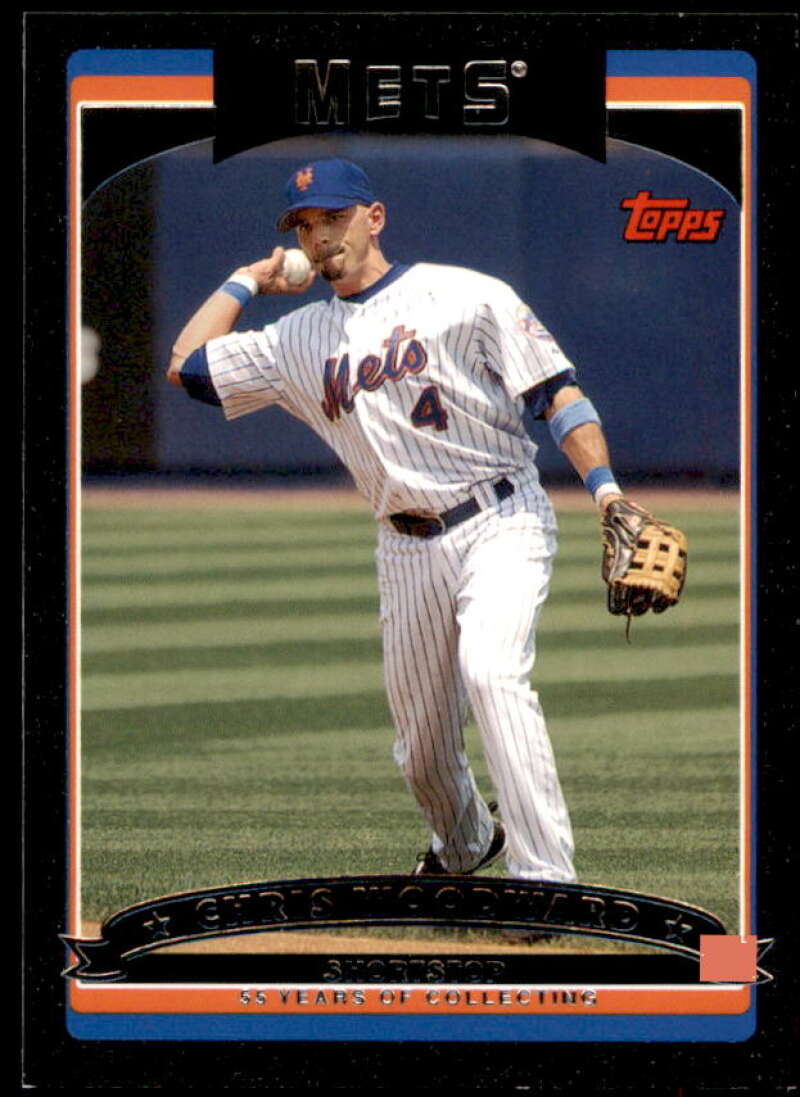 Chris Woodward Card 2006 Topps Update Black #UH106 Image 1