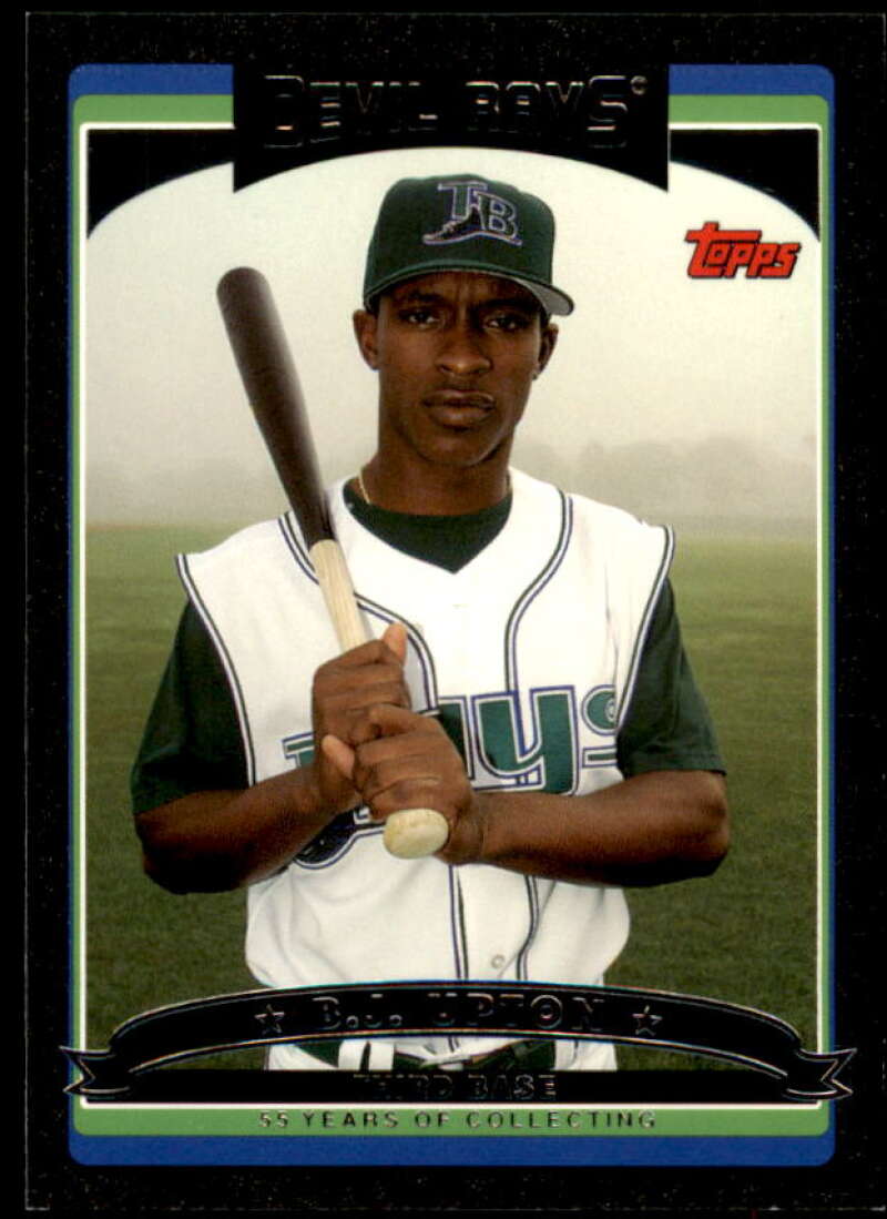 B.J. Upton Card 2006 Topps Update Black #UH108 Image 1