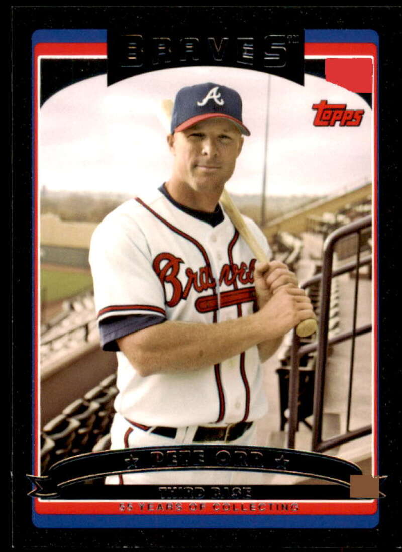 Pete Orr Card 2006 Topps Update Black #UH111 Image 1