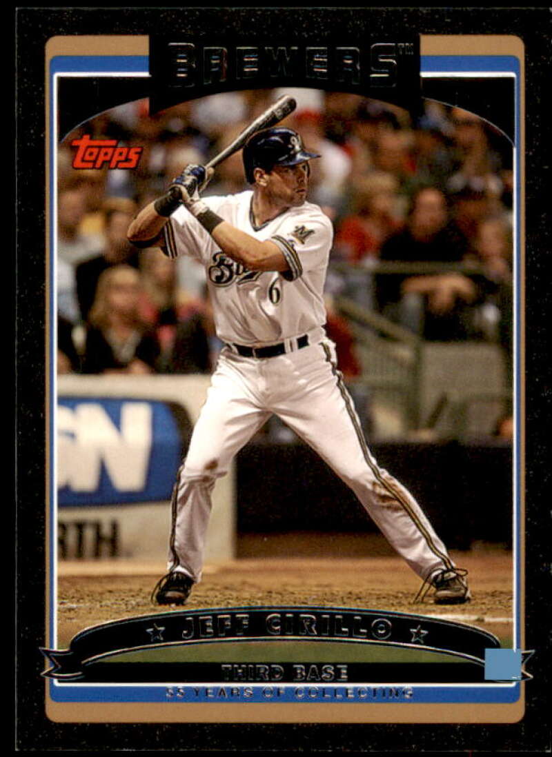 Jeff Cirillo Card 2006 Topps Update Black #UH112 Image 1