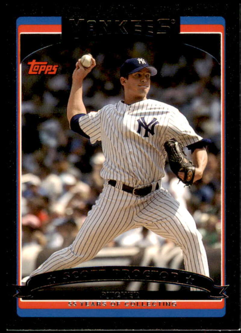 Scott Proctor Card 2006 Topps Update Black #UH117 Image 1