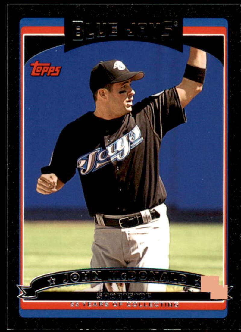 John Mcdonald Card 2006 Topps Update Black #UH121 Image 1