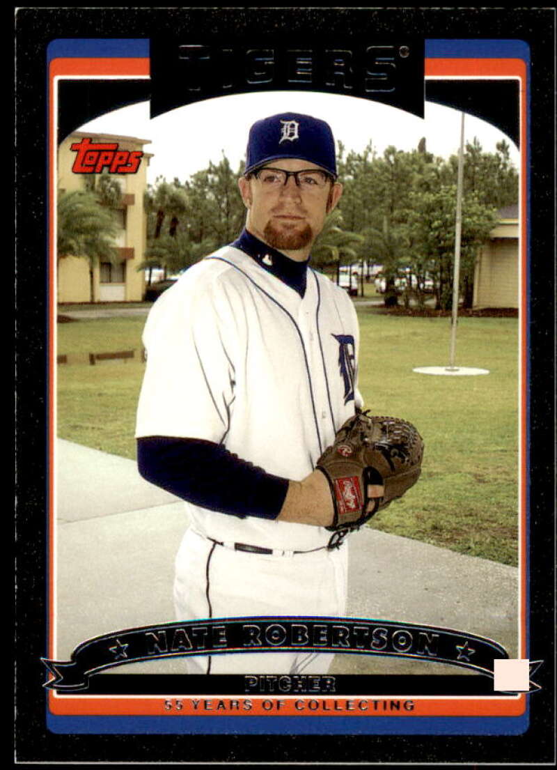 Nate Robertson Card 2006 Topps Update Black #UH123 Image 1