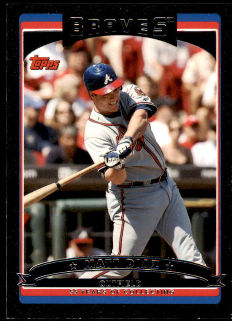 Matt Diaz Card 2006 Topps Update Black #UH129 Image 1