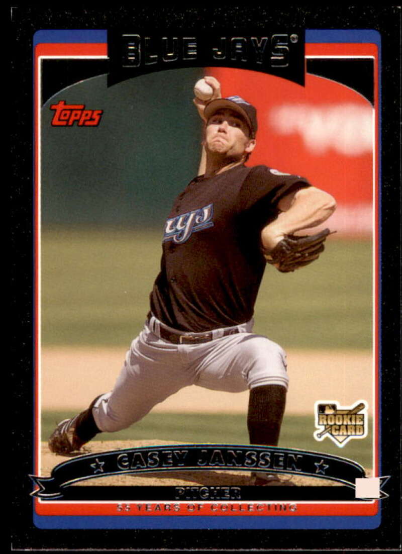 Casey Janssen Card 2006 Topps Update Black #UH135 Image 1