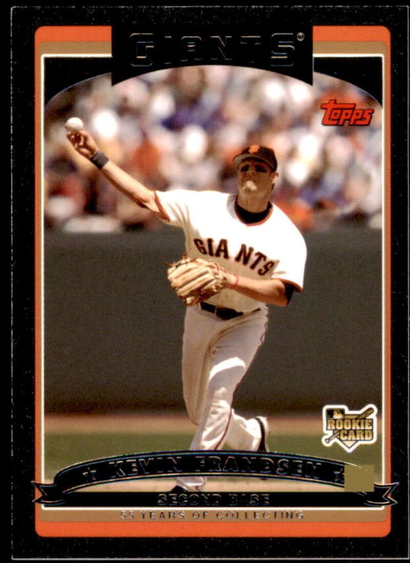 Kevin Frandsen Card 2006 Topps Update Black #UH136 Image 1