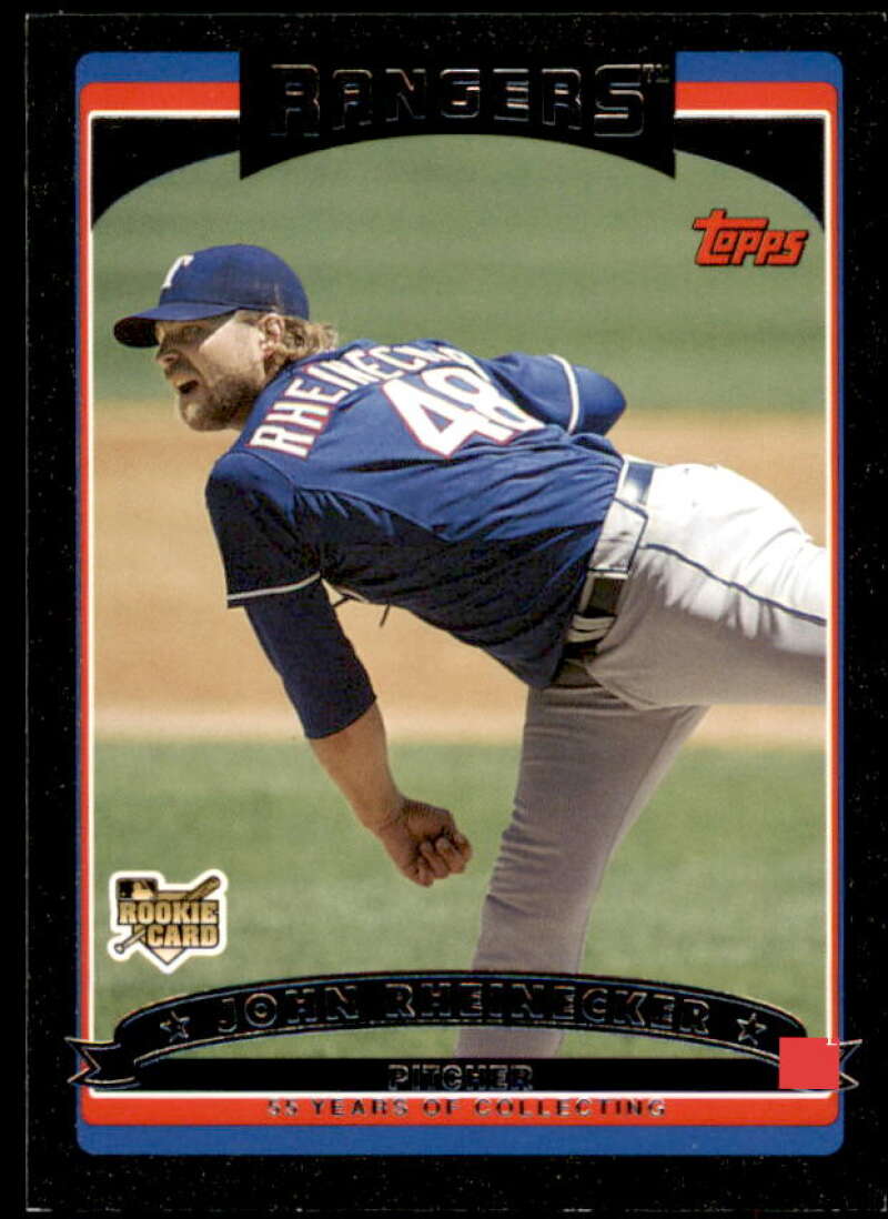 John Rheinecker Card 2006 Topps Update Black #UH137 Image 1