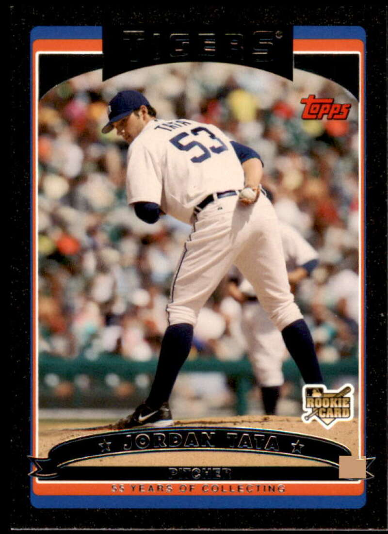 Jordan Tata Card 2006 Topps Update Black #UH152 Image 1