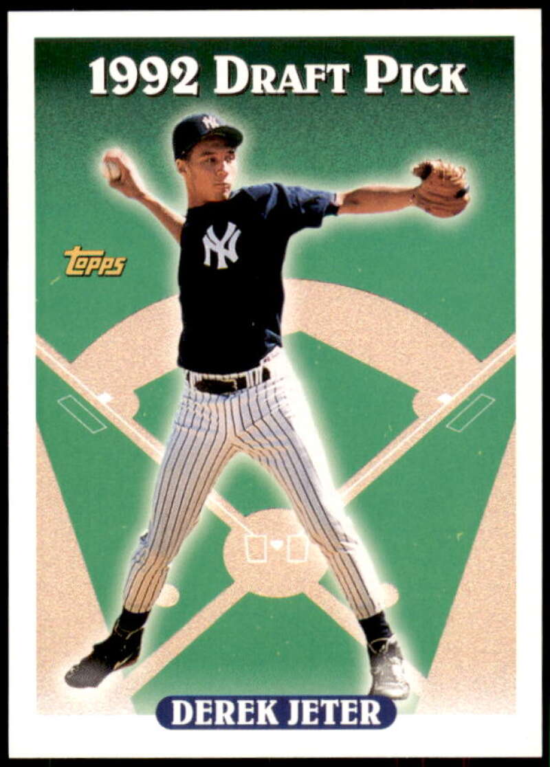 Derek Jeter Rookie Card 1993 Topps #98 from vending box Image 1