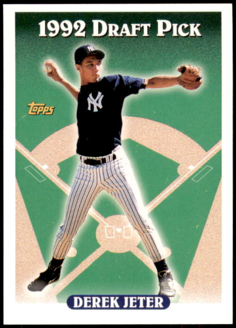 Derek Jeter Rookie Card 1993 Topps #98 from vending box Image 1