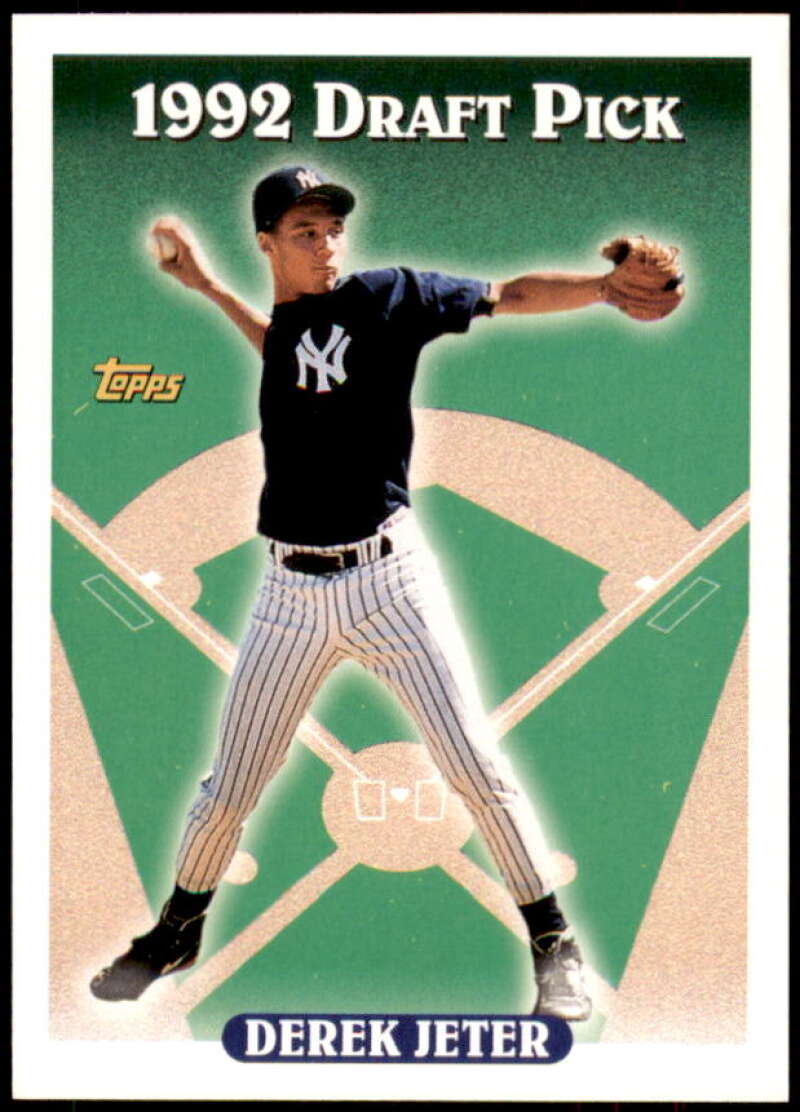 Derek Jeter Rookie Card 1993 Topps #98 from vending box Image 1