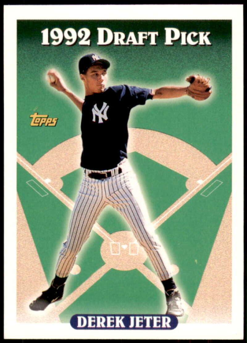 Derek Jeter Rookie Card 1993 Topps #98 from vending box Image 1