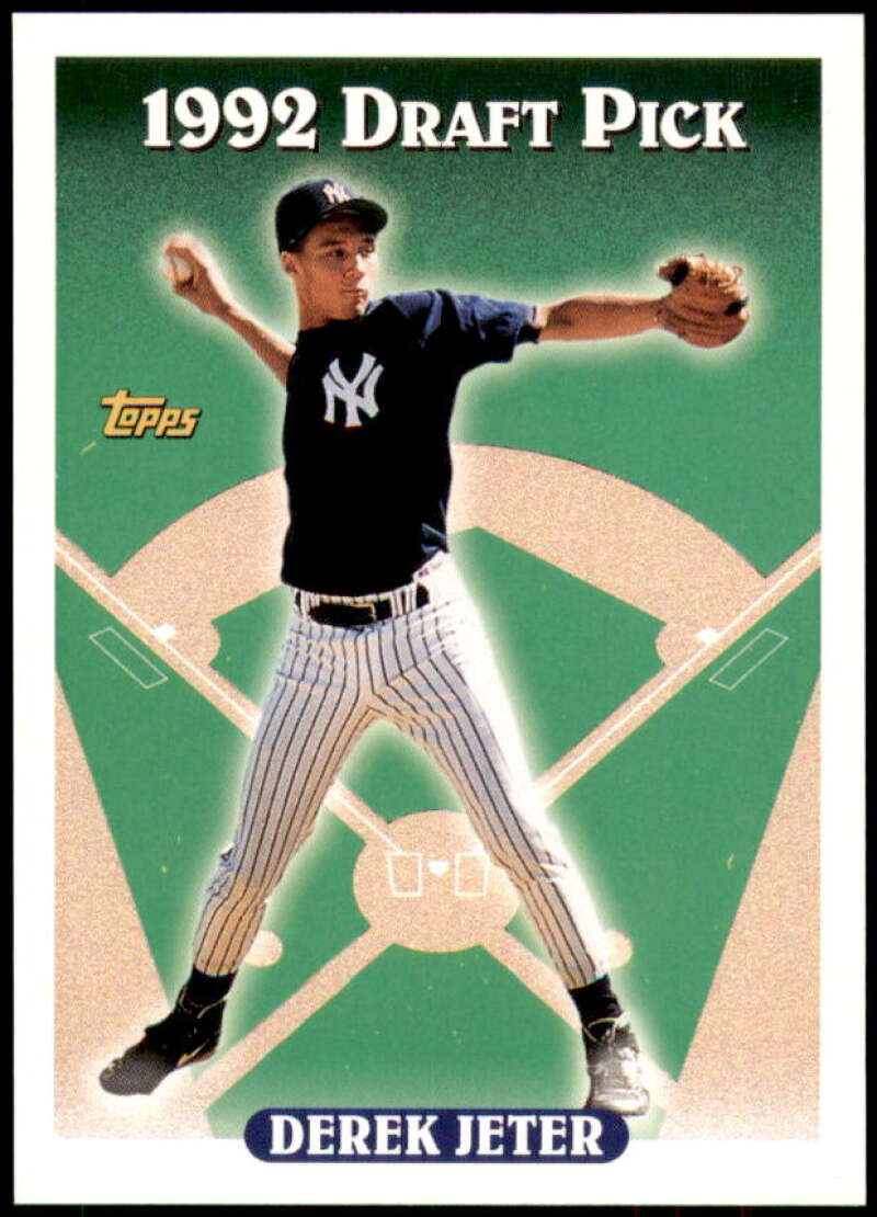 Derek Jeter Rookie Card 1993 Topps #98 from vending box Image 1