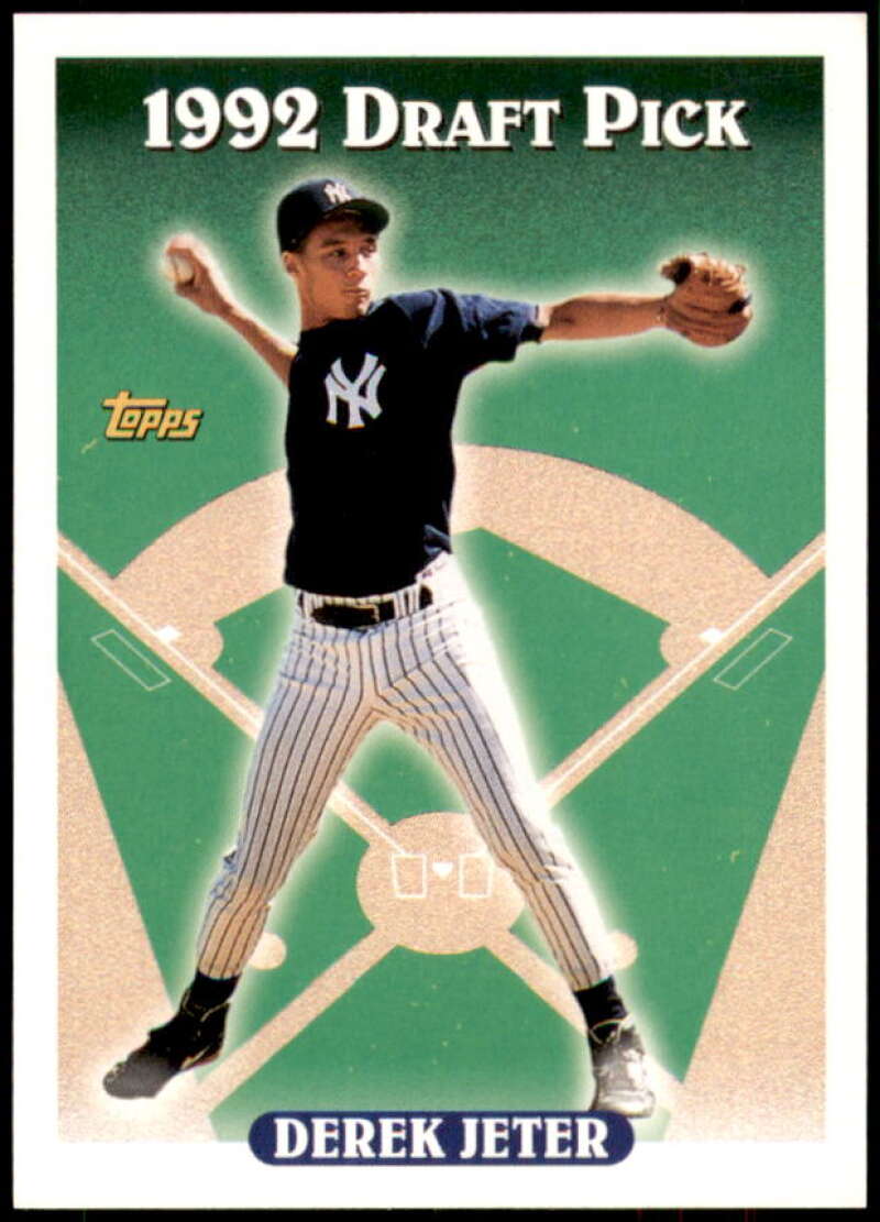 Derek Jeter Rookie Card 1993 Topps #98 from vending box Image 1