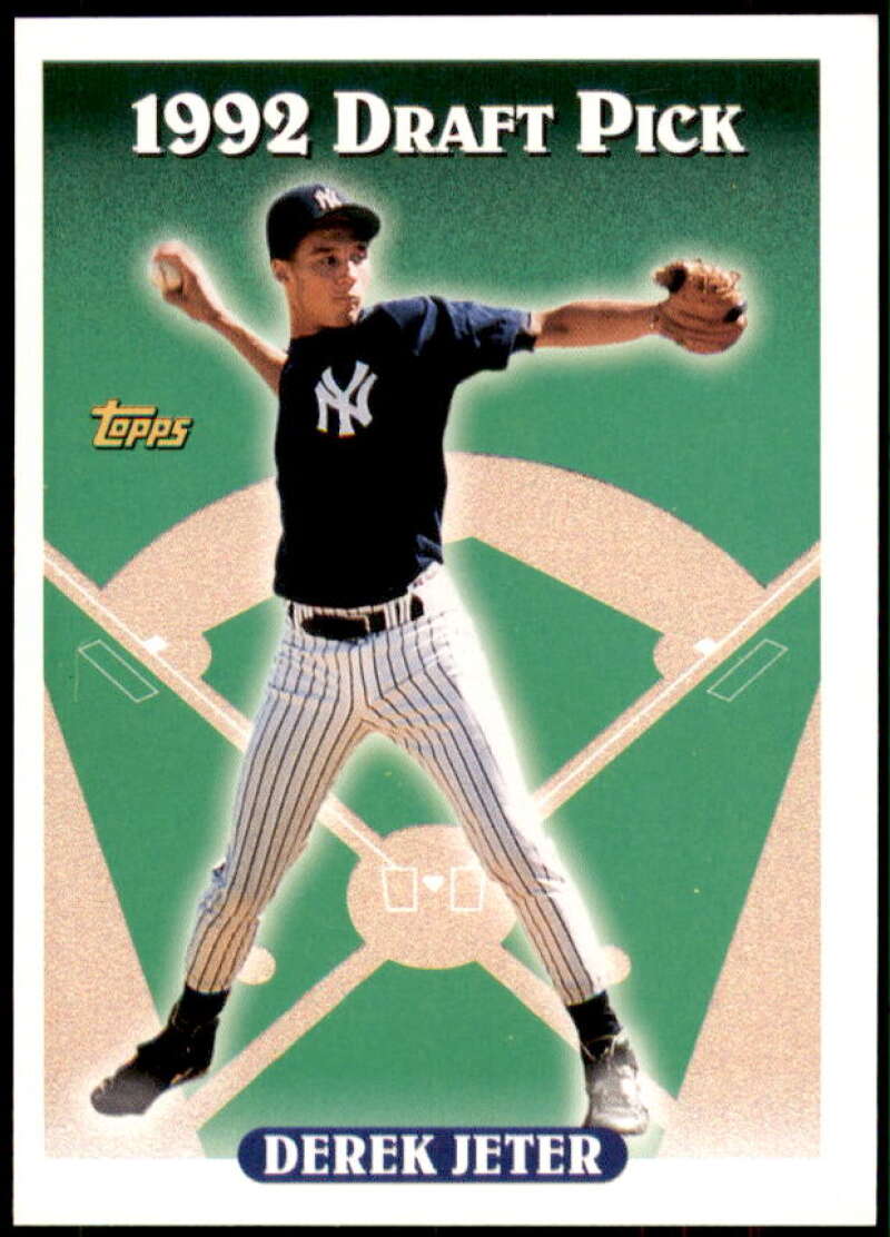 Derek Jeter Rookie Card 1993 Topps #98 from vending box Image 1