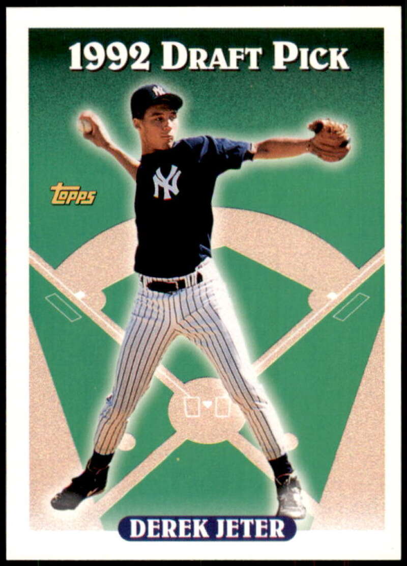 Derek Jeter Rookie Card 1993 Topps #98 from vending box Image 1