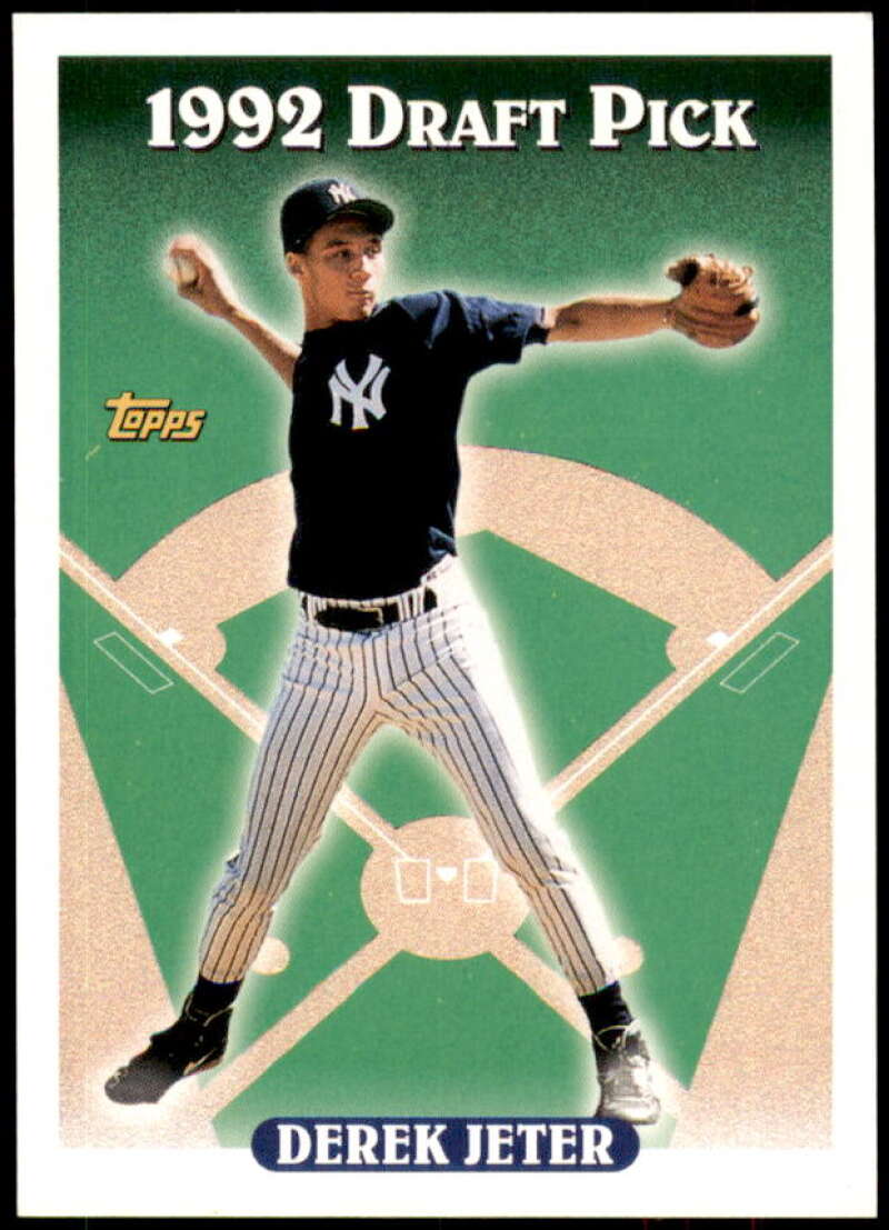 Derek Jeter Rookie Card 1993 Topps #98 from vending box Image 1