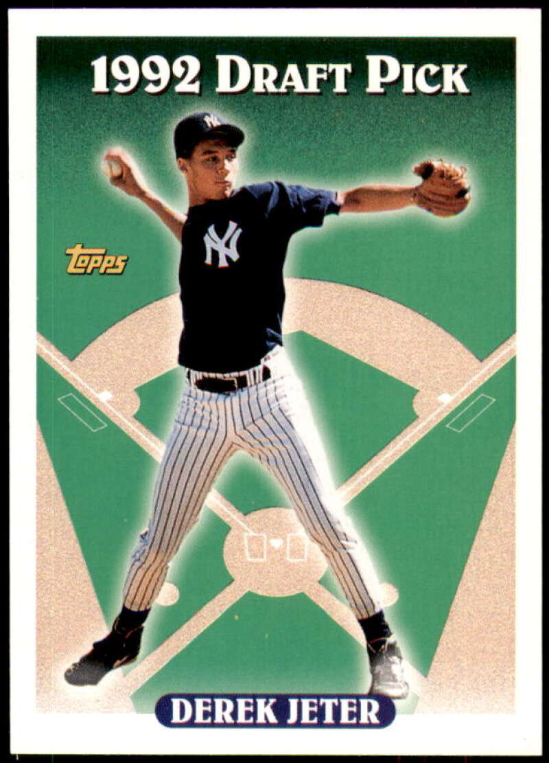 Derek Jeter Rookie Card 1993 Topps #98 from vending box Image 1