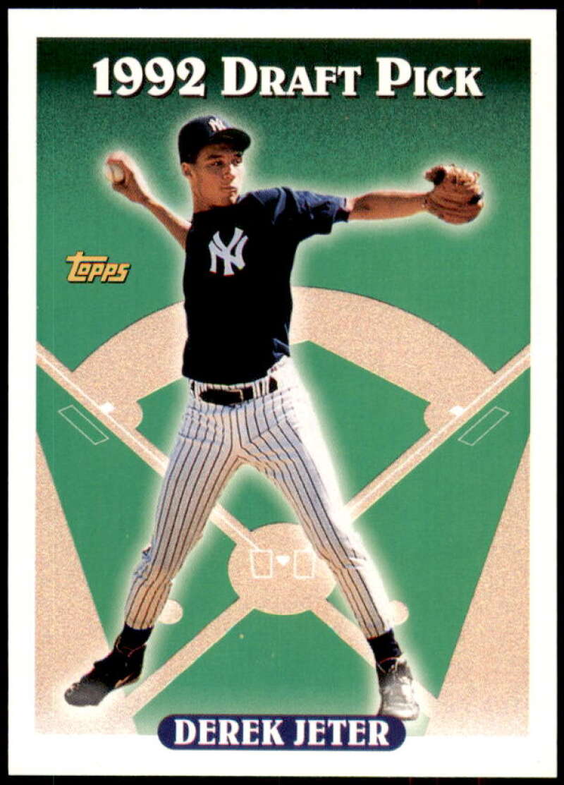 Derek Jeter Rookie Card 1993 Topps #98 from vending box Image 1