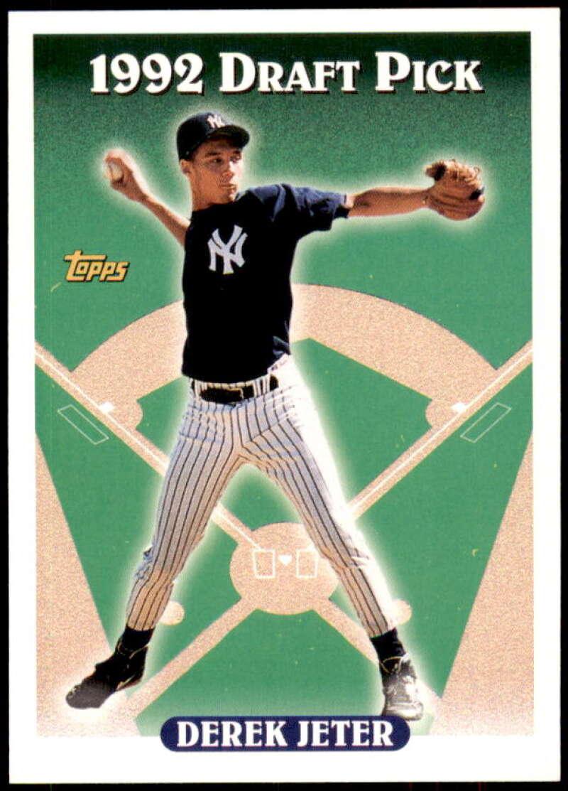 Derek Jeter Rookie Card 1993 Topps #98 from vending box Image 1