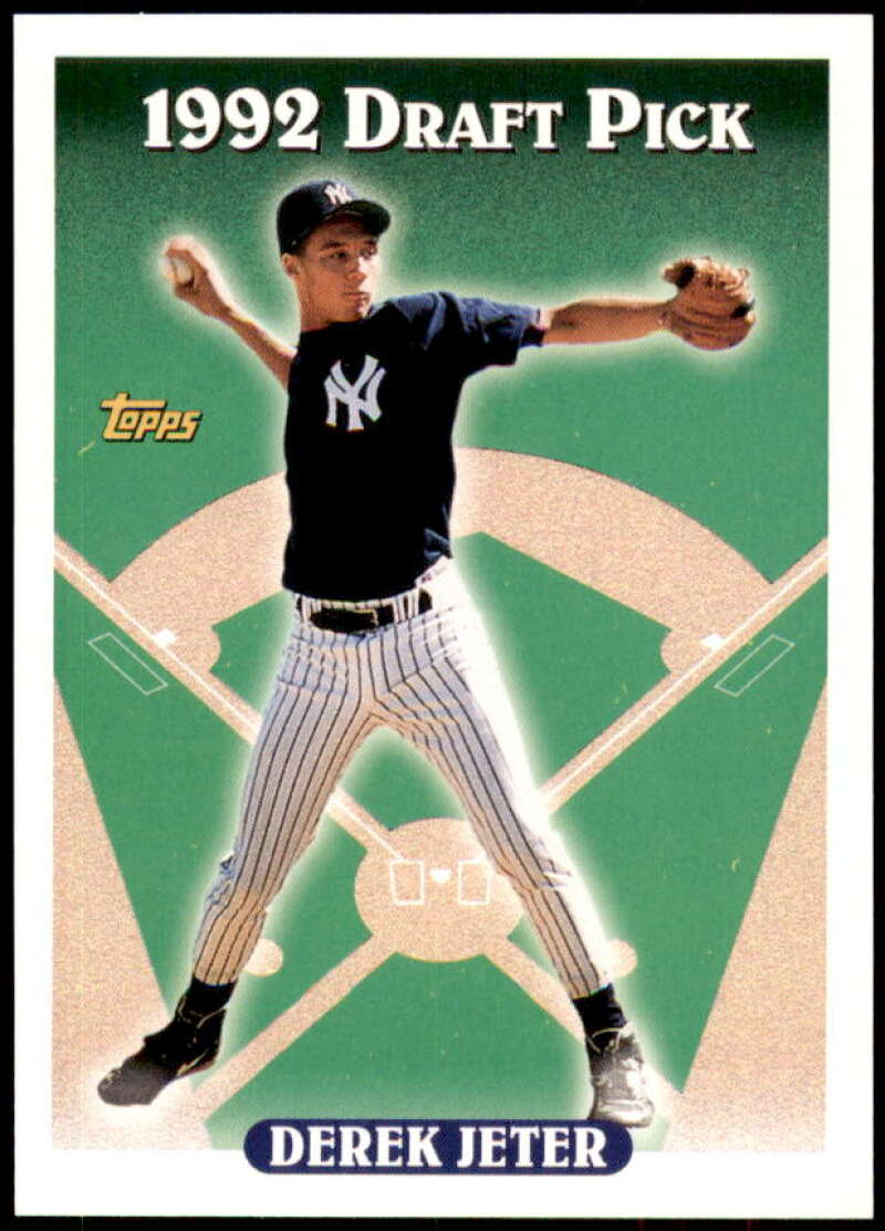 Derek Jeter Rookie Card 1993 Topps #98 from vending box Image 1