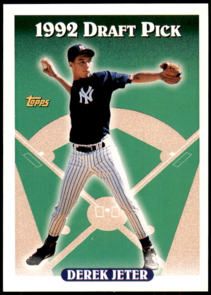 Derek Jeter Rookie Card 1993 Topps #98 from vending box Image 1