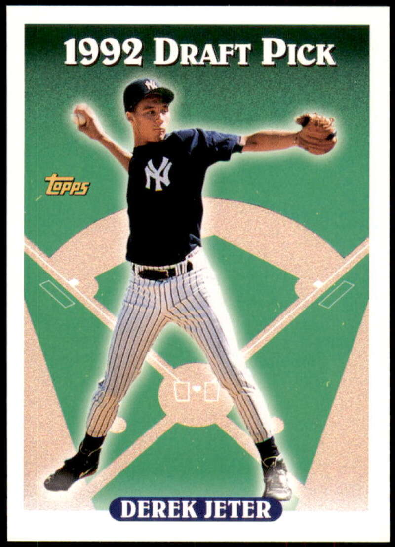 Derek Jeter Rookie Card 1993 Topps #98 from vending box Image 1