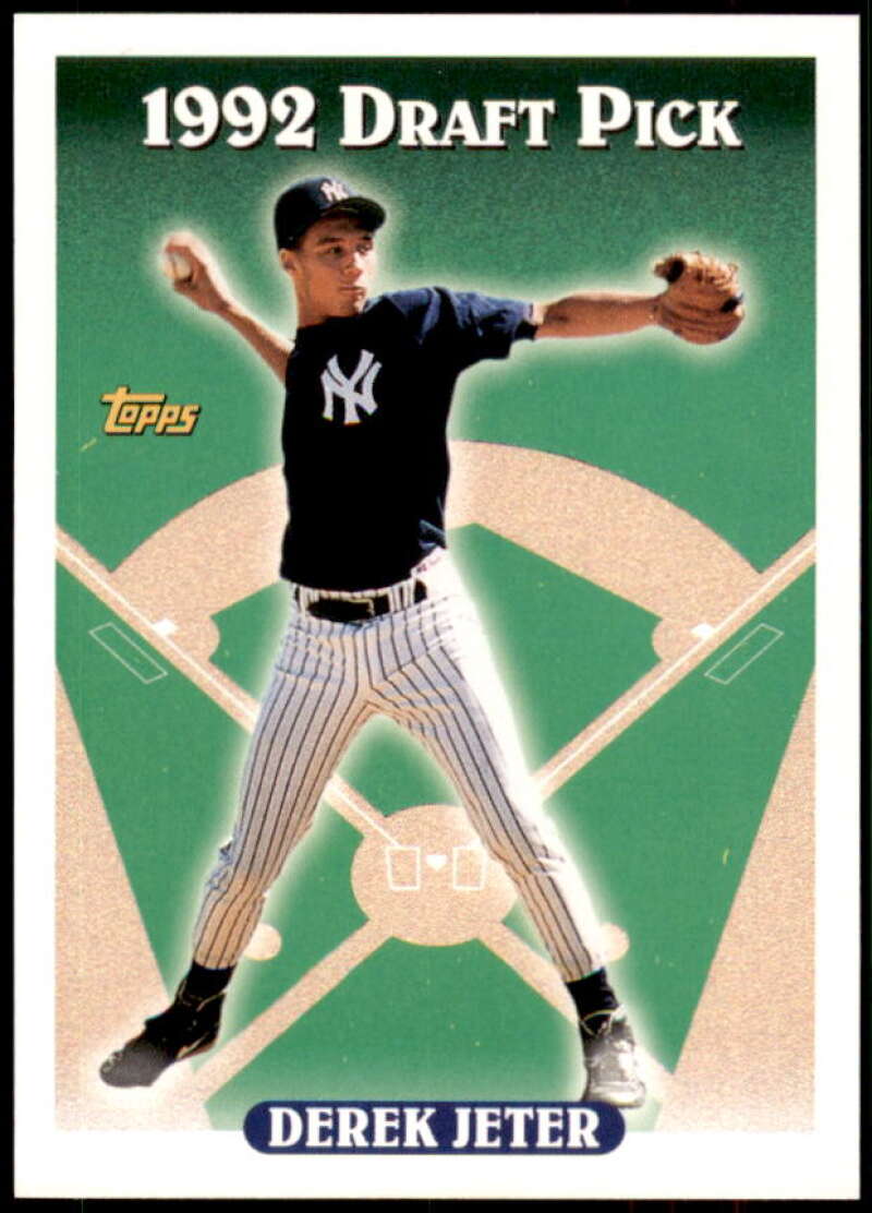 Derek Jeter Rookie Card 1993 Topps #98 from vending box Image 1