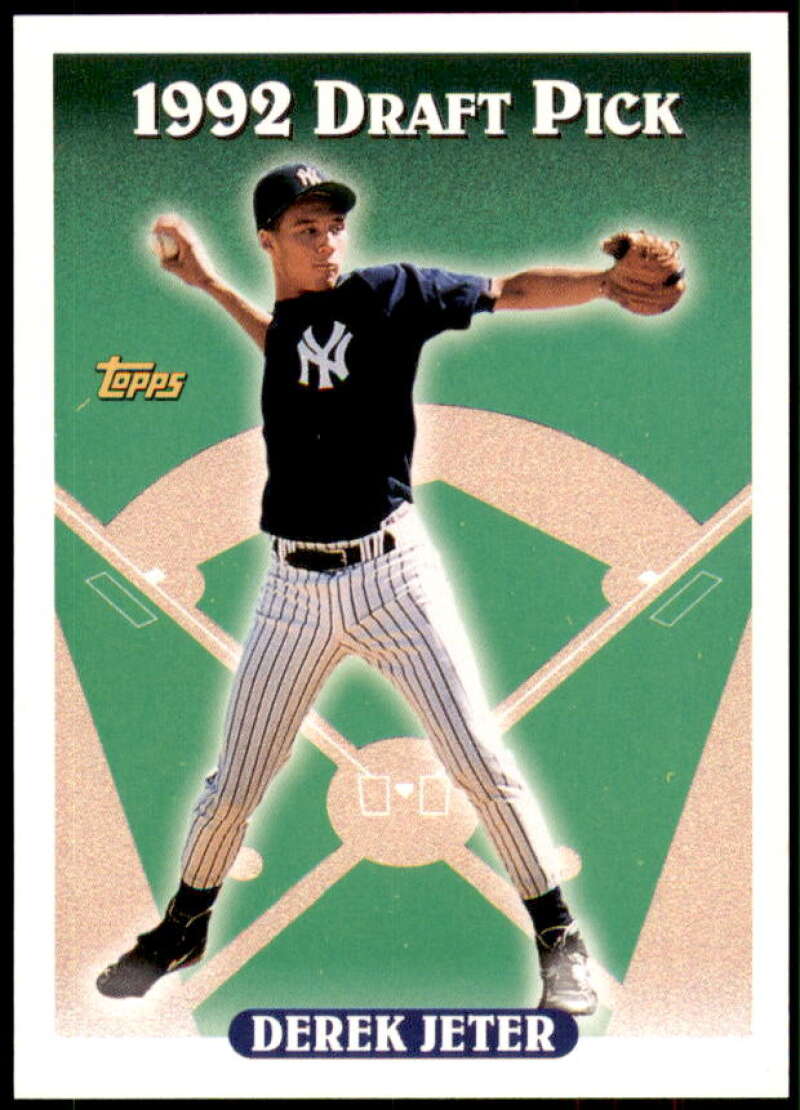 Derek Jeter Rookie Card 1993 Topps #98 from vending box Image 1