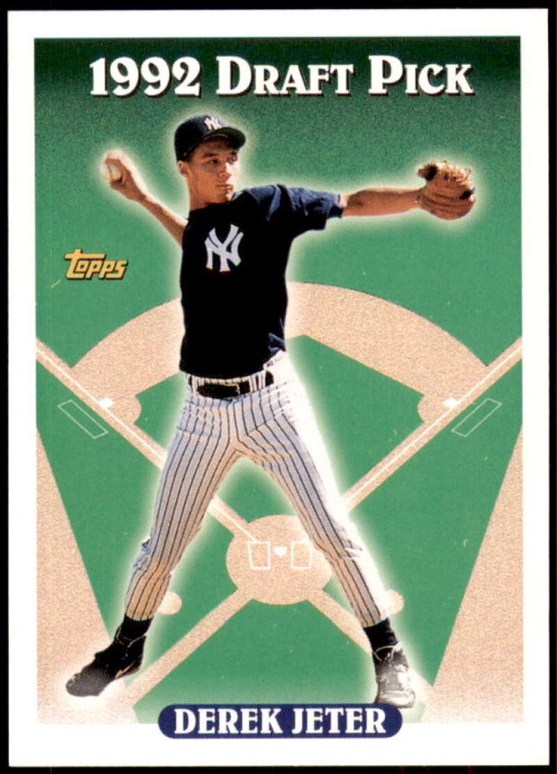 Derek Jeter Rookie Card 1993 Topps #98 from vending box Image 1