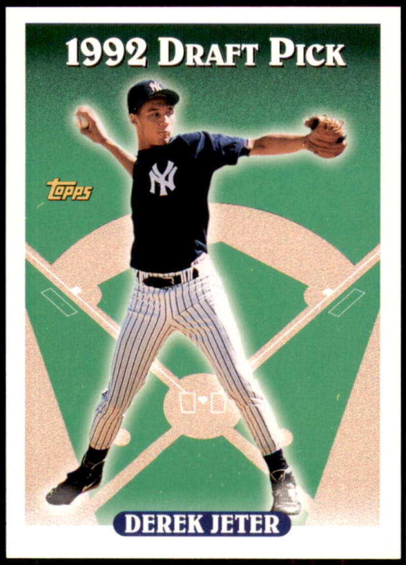 Derek Jeter Rookie Card 1993 Topps #98 from vending box Image 1