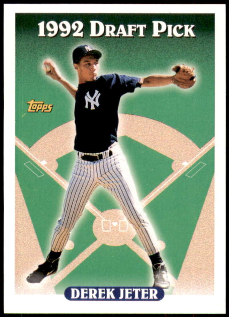 Derek Jeter Rookie Card 1993 Topps #98 from vending box Image 1