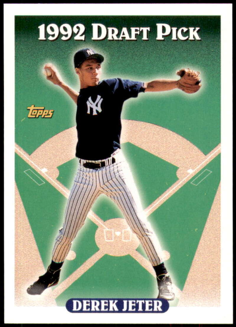 Derek Jeter Rookie Card 1993 Topps #98 from vending box Image 1