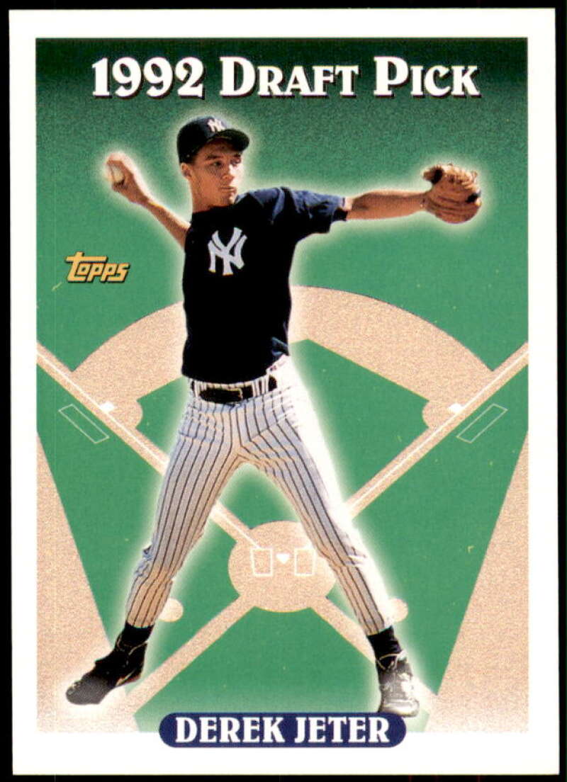 Derek Jeter Rookie Card 1993 Topps #98 from vending box Image 1