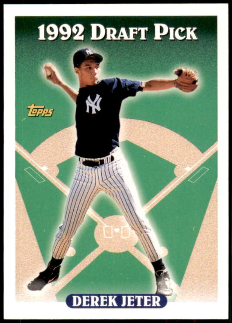 Derek Jeter Rookie Card 1993 Topps #98 from vending box Image 1