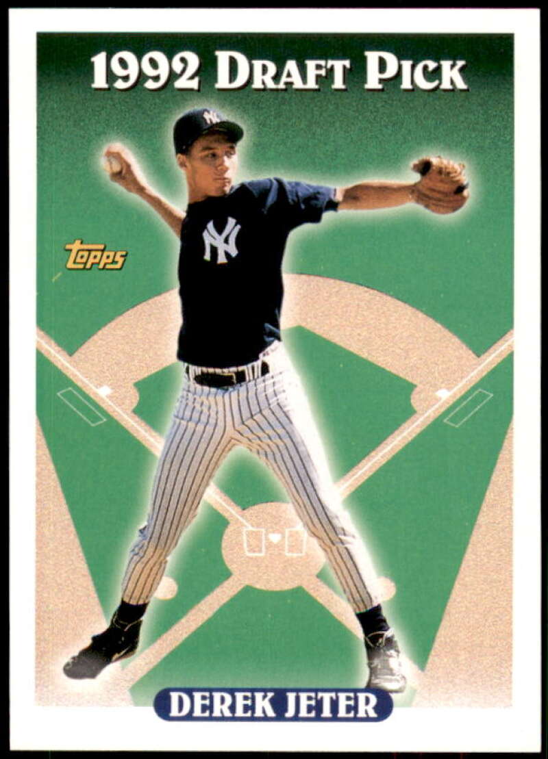 Derek Jeter Rookie Card 1993 Topps #98 from vending box Image 1