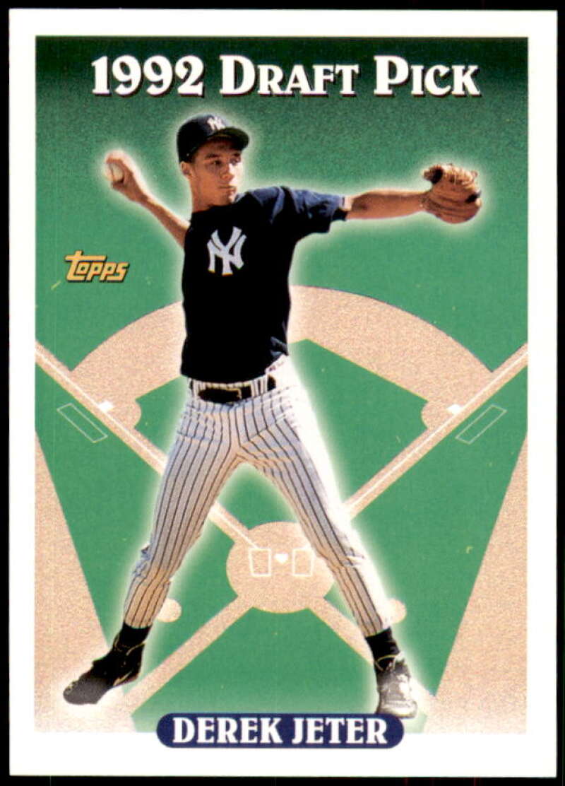 Derek Jeter Rookie Card 1993 Topps #98 from vending box Image 1