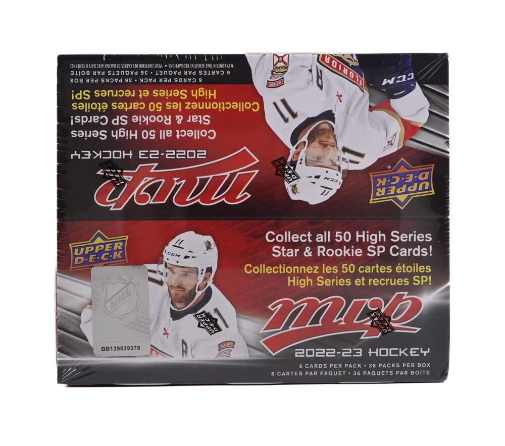 2022-23 Upper Deck MVP Hockey Retail 36-Pack Box Image 2