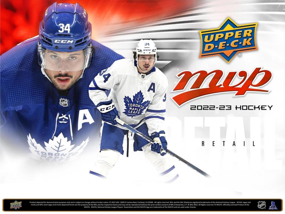 2022-23 Upper Deck MVP Hockey Retail 36-Pack Box Image 4