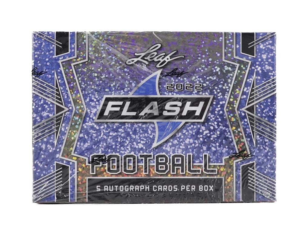 2022 Leaf Flash Football Hobby Box Image 1