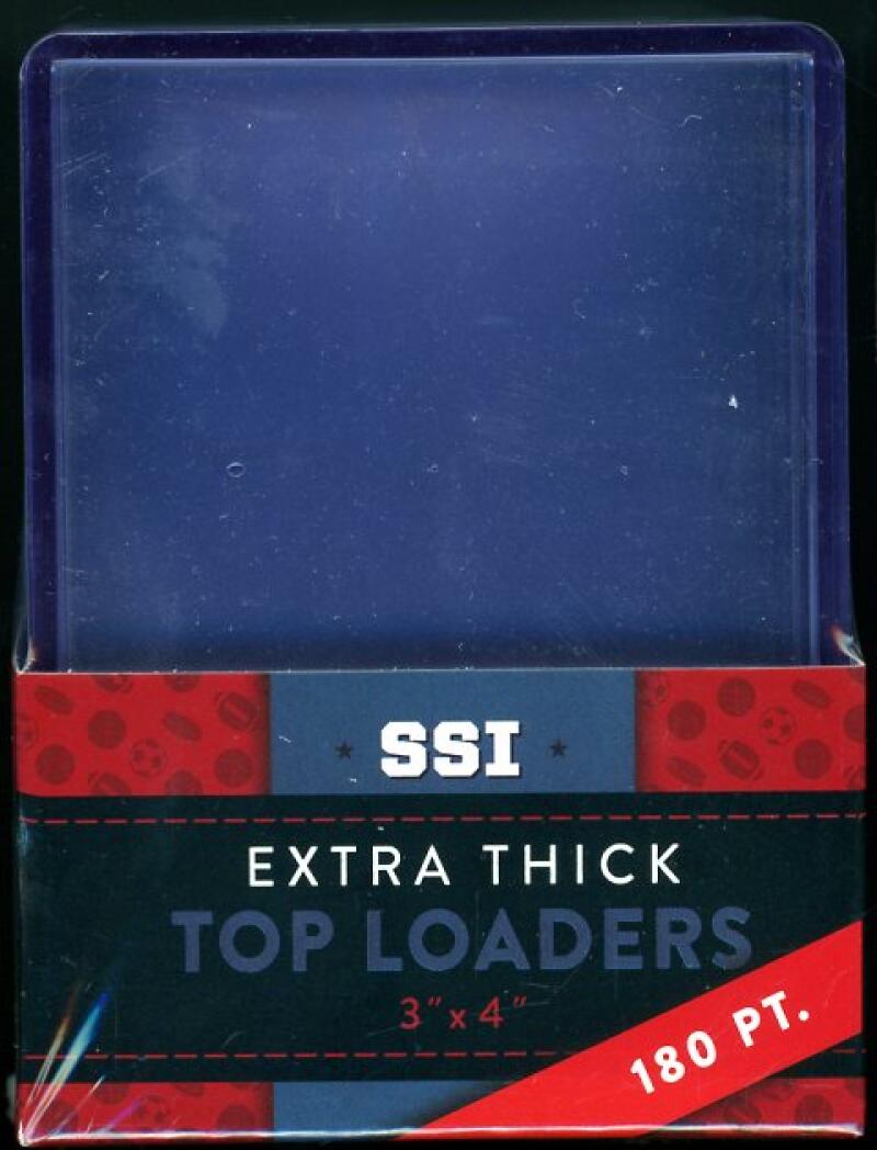 Superior Sports Investments SSI Sports Cards 180PT Thick Top Loaders (2) packs of 10 3x4 Image 2