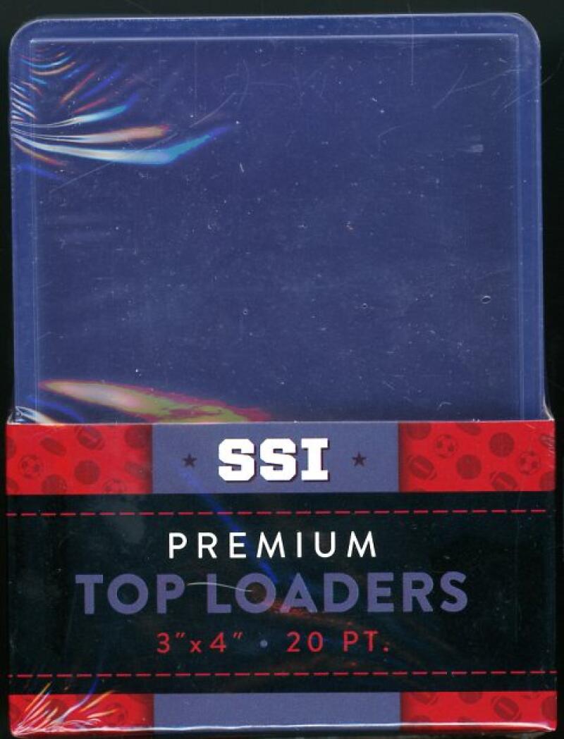  SSI Premium Sports Cards Top Loaders 5 pack of 25 3x4" 125 Total Image 3