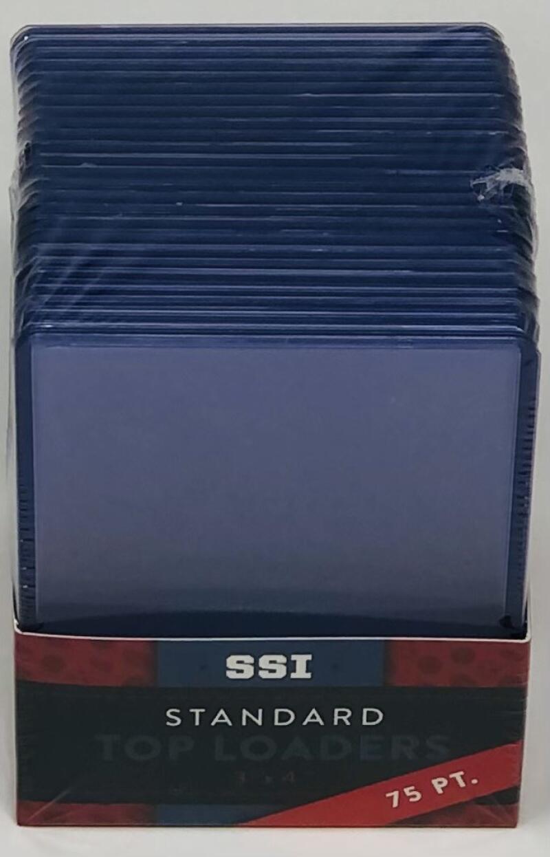 Superior Sports Investments SSI Sports Cards 100PT Thick Top Loaders (5) packs of 25 3x4 Image 3