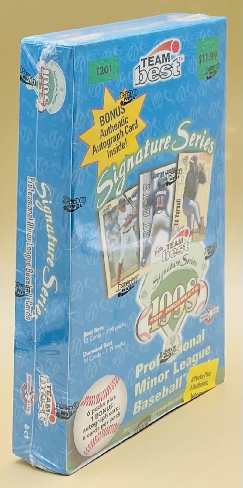 1998 Team Best Signature Series Professional Minor League Baseball Blaster Box Image 1