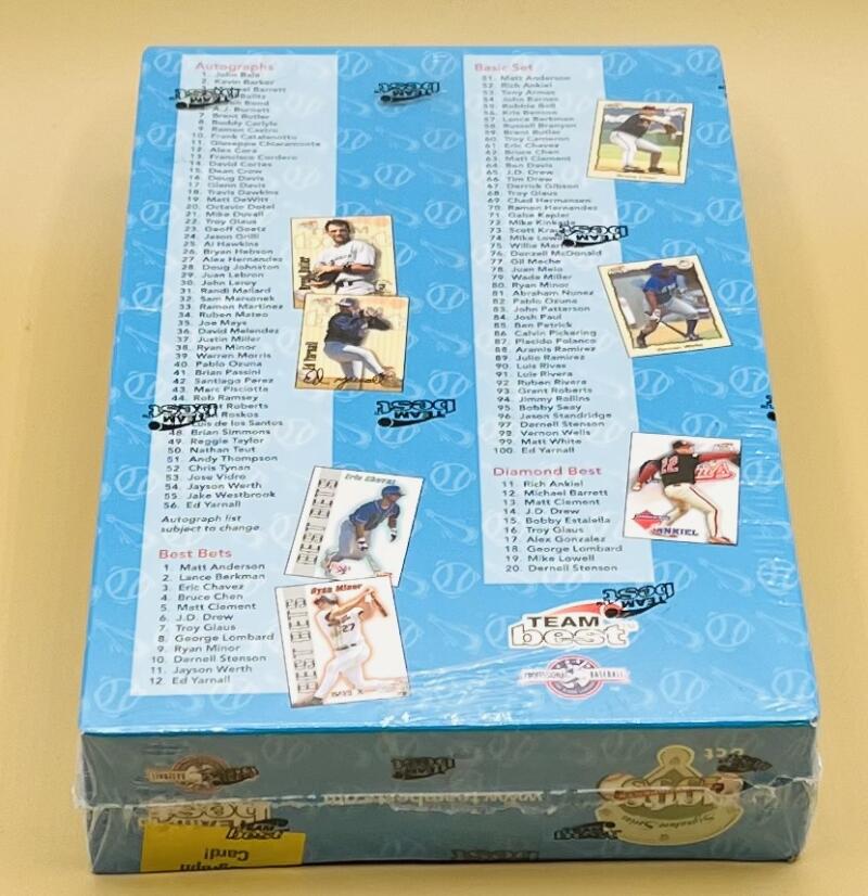 1998 Team Best Signature Series Professional Minor League Baseball Blaster Box Image 3